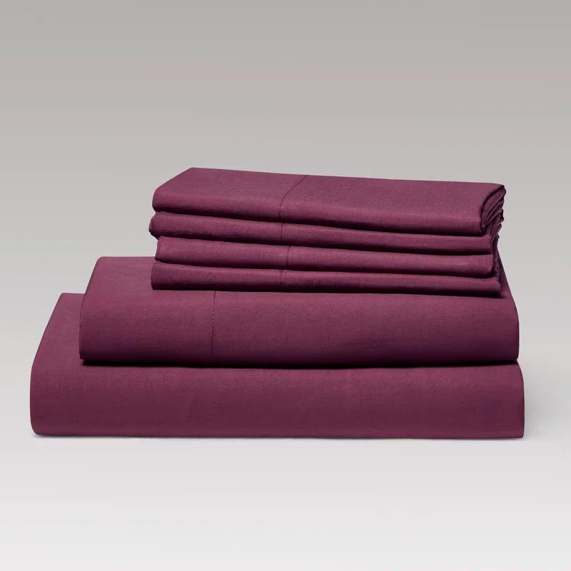 Kathy Ireland Home Kathy Ireland Bamboo Cooling 6 Piece Sheet Set with Deep Pockets