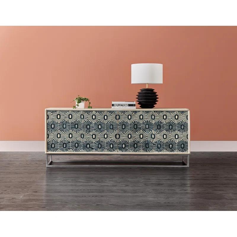 Hooker Furniture Melange 79.5'' Solid Wood Sideboard