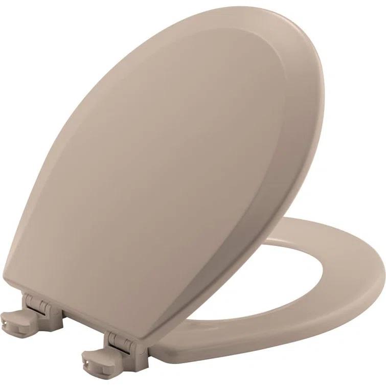 Bemis Bemis 1500EC Toilet Seat with Easy Clean & Change Hinges, Durable Wood 7B1500EC 146