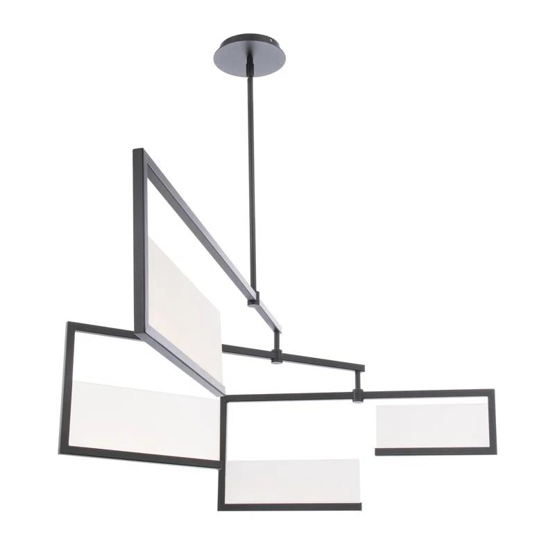 Quartet 4 - Light Black LED Kitchen Island Pendant
