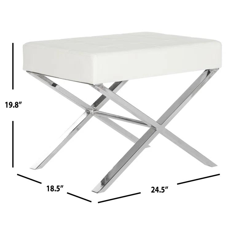 Ivy Bronx Halewood 24.5" Tufted Rectangle Standard Ottoman & Reviews | Wayfair