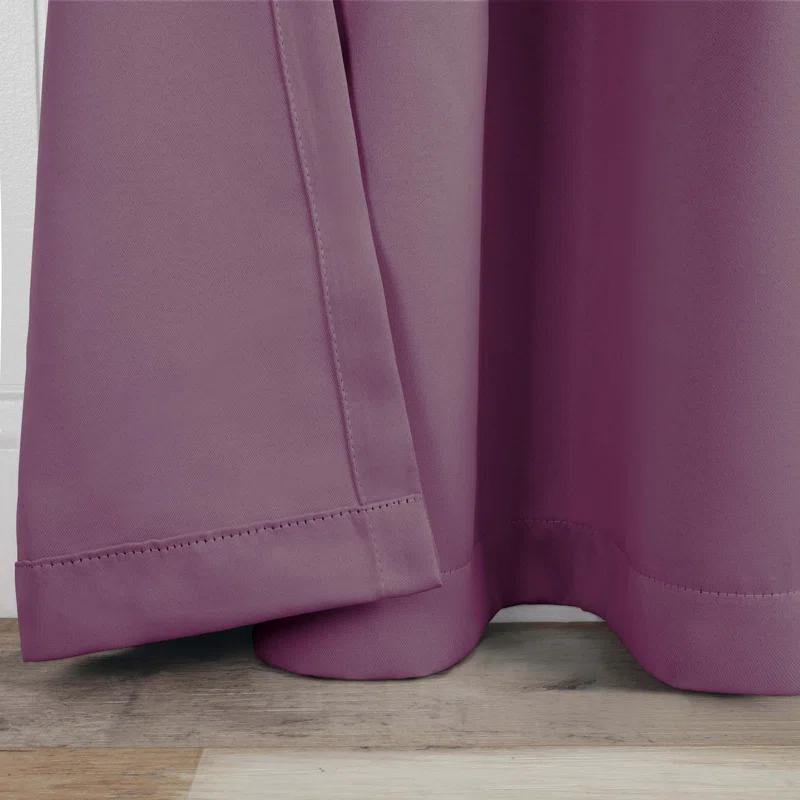 Superior Bertrand Solid Modern Room Darkening Curtain Panel (Set of 2)