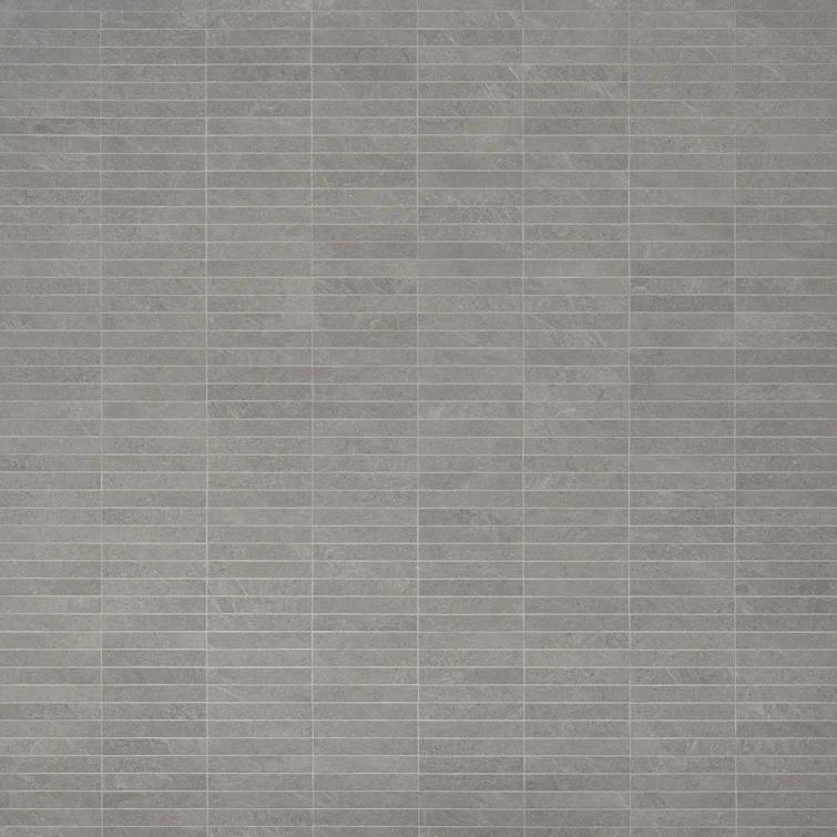 Bond Tile Monolith 11.81 In. X 11.81 In. Stacked Matte Porcelain Mosaic Floor And Wall Tile (5.76 Sq. Ft. / Case)