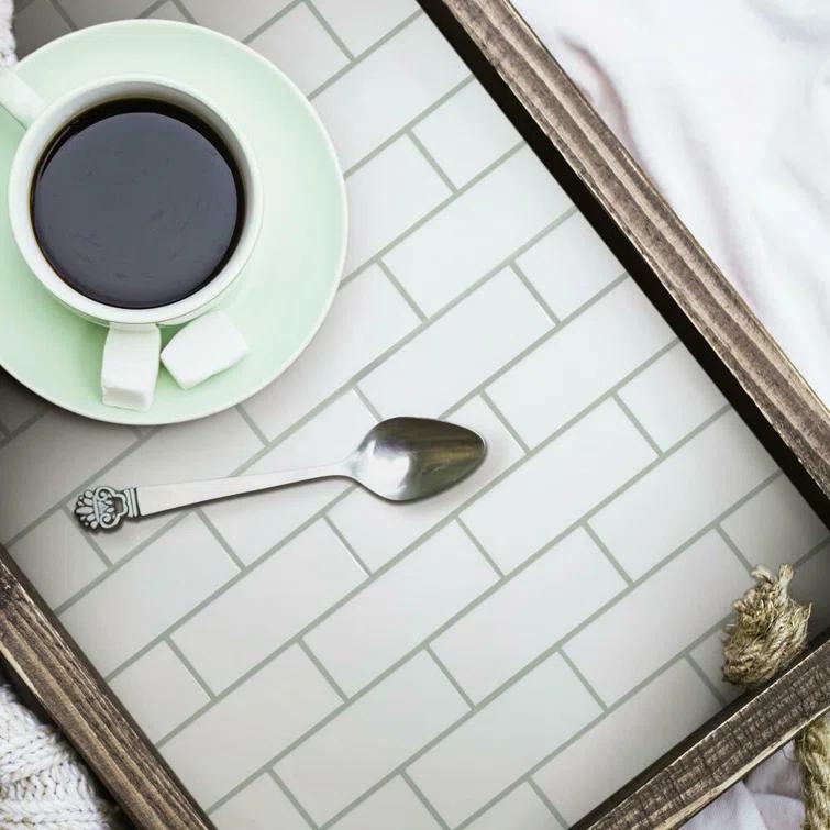 Room Mates 10.5'' W x 10.5'' L Polyvinyl Chloride (PVC) Peel and Stick Field Tile