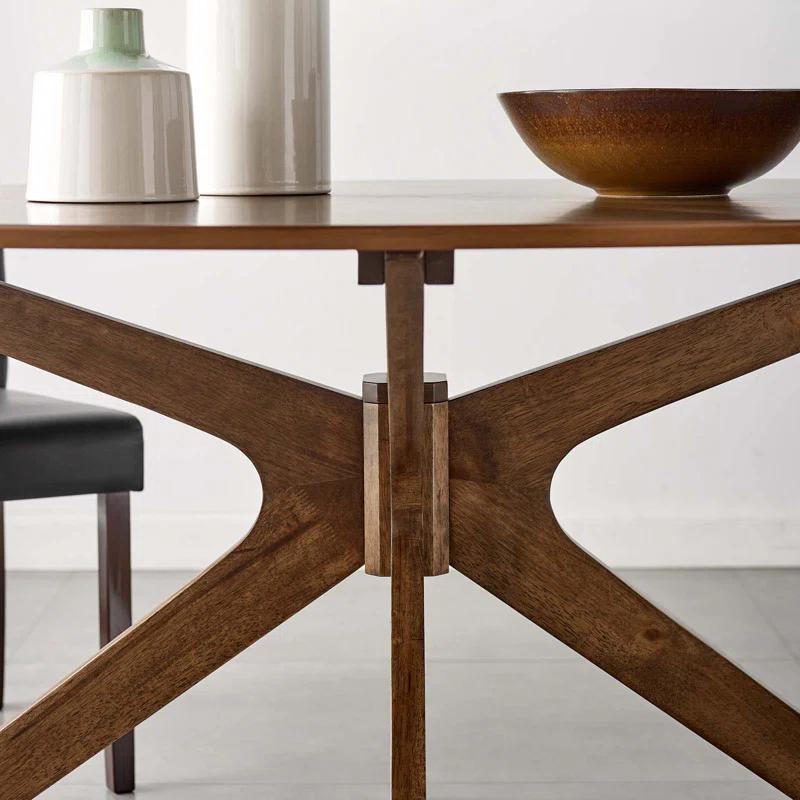 Modway Modway Crossroads 63" Oval Wood Dining Table