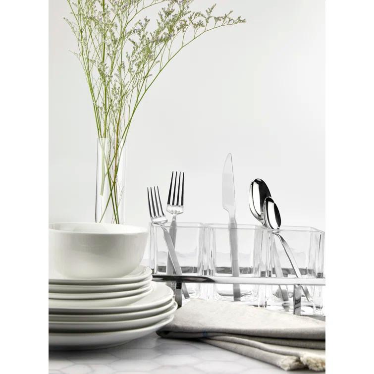 Godinger Silver Art Co Oliver Mirrored 18/10 Stainless Steel Flatware 20 Piece, Service For 4 & Reviews | Wayfair
