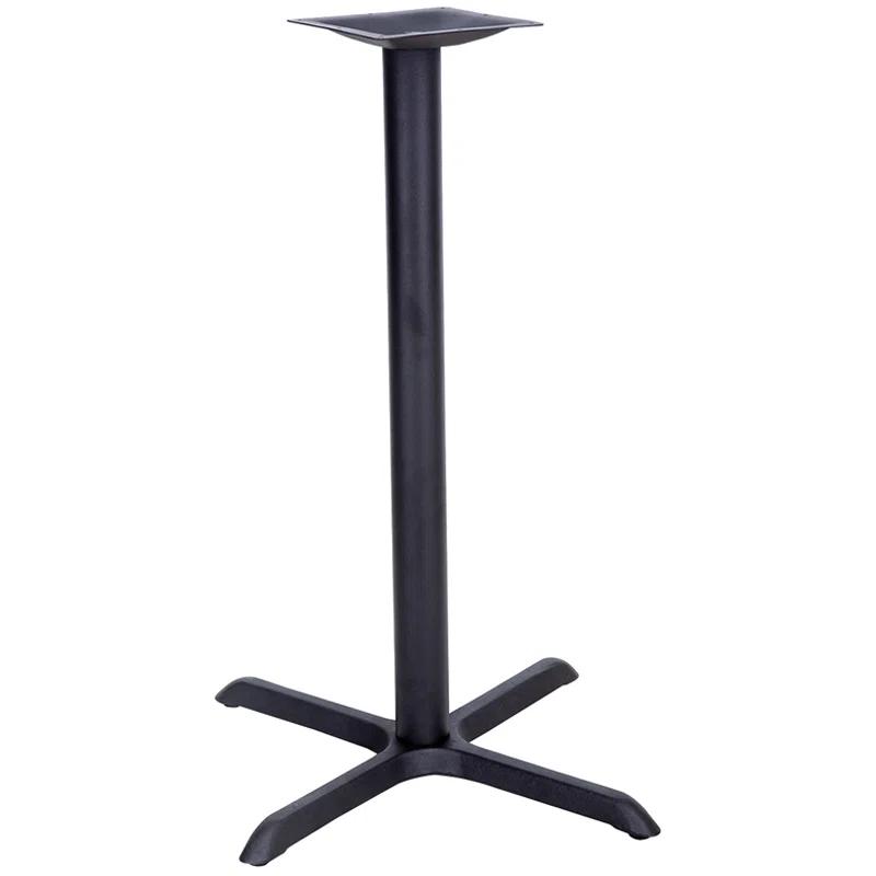 Flash Furniture Beverly 22" x 22" Restaurant Table X-Base with 3" Dia. Bar Height Column