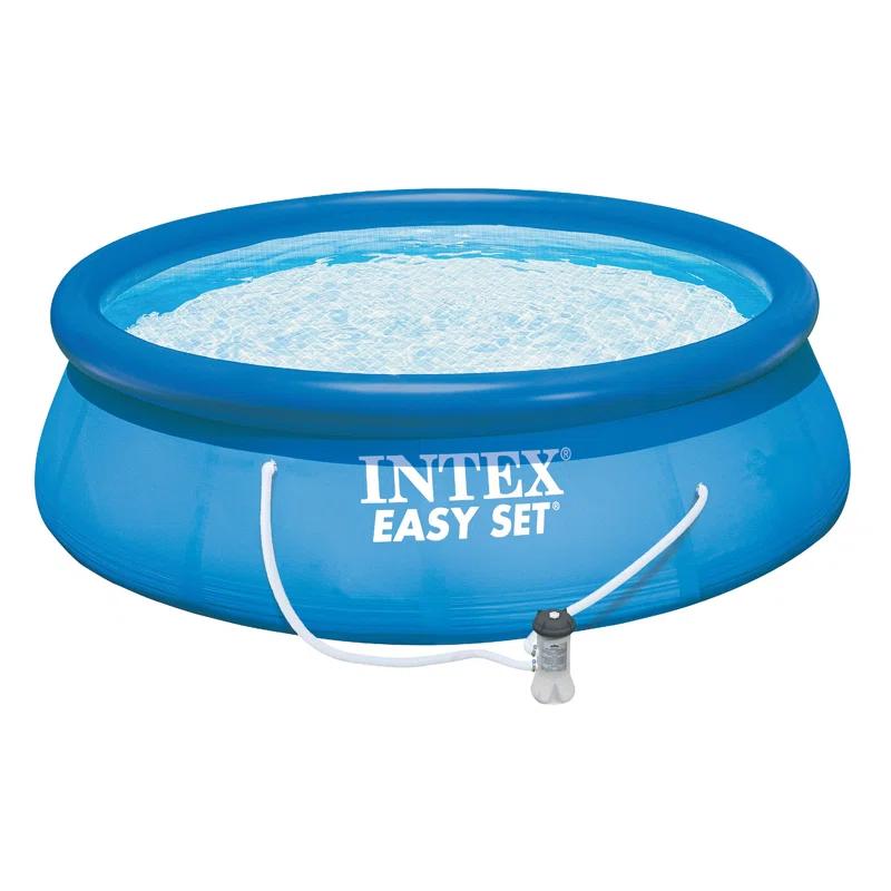 Intex Intex 15 x48" Inflatable Pool with Ladder, Pump and Deluxe Pool Maintenance Kit