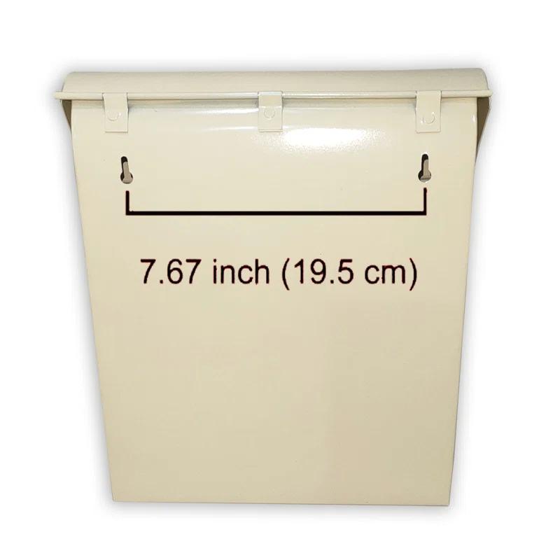 Vicki Euro Farmhouse Max Water and Rust Protection Post Wall Mounted Mailbox