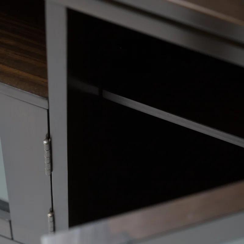 Simpli Home Cosmopolitan SOLID WOOD 72 inch Wide TV Media Stand For TVs up to 80 inches