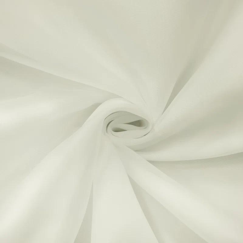 Thermalogic Galion Solid Color Semi-Sheer Thermal Grommet Single Curtain Panel