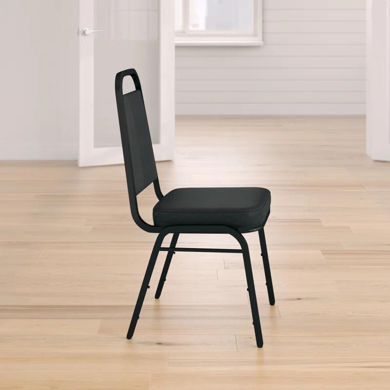 Amaya Trapezoidal Back Stacking Banquet Chair with 2.5" Thick Seat