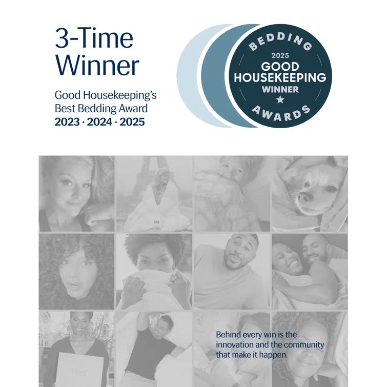 REST REST Evercool Award-Winning Cooling Comforter – Ultra Soft, Breathable, Lightweight, Hypoallergenic, All-Season Comforter for Hot Sleepers, Machine Washable