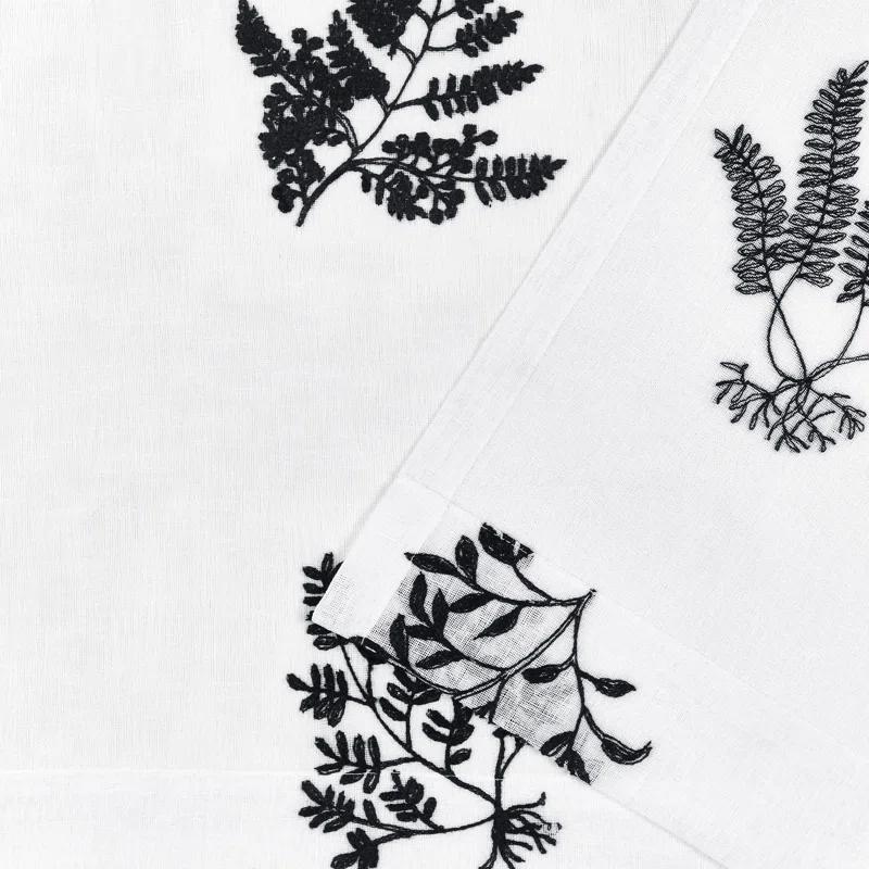 Nicole Miller Nicole Miller New York Mabel Sheer Rod Pocket Curtain Panels Pair (Set of 2)