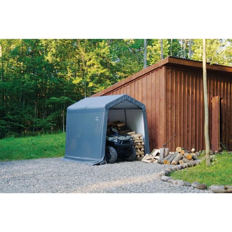 ShelterLogic ShelterLogic Shed-in-a-Box 8 x 8 x 8 ft Peak Gray