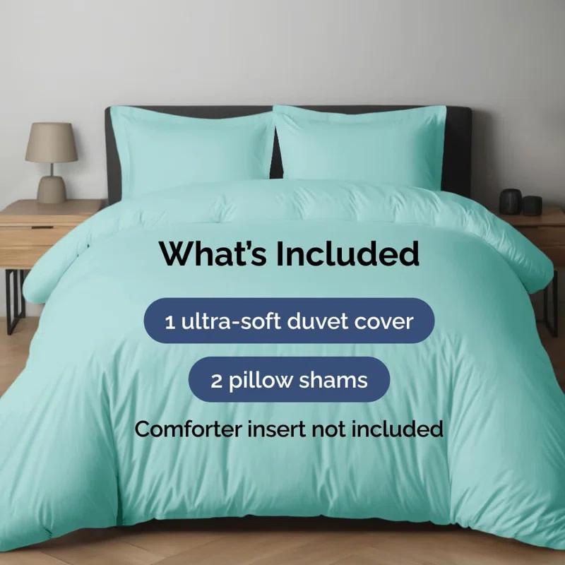 CGK Linens Premium Hotel Quality Soft & Cooling Duvet Cover Set