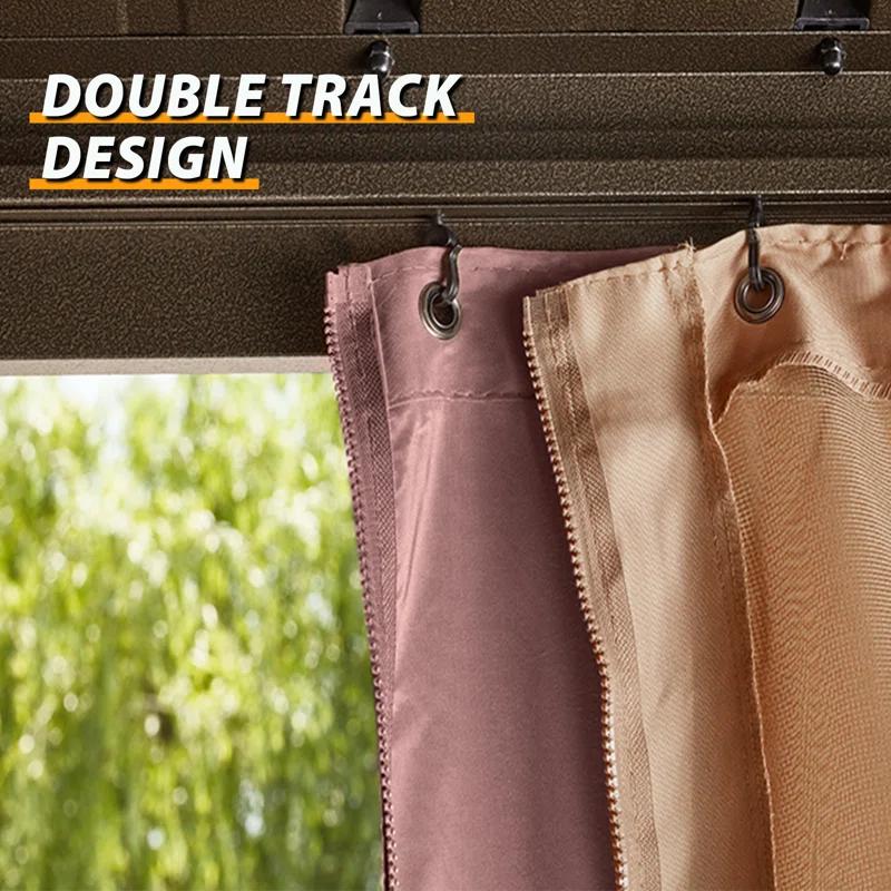 EAGLE PEAK Outdoor Aluminum Frame Hardtop Patio Gazebo