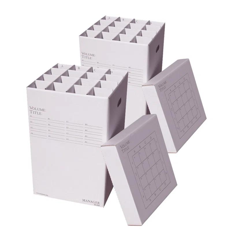 Advanced Organizing Systems Cardboard Rolled Files Box (Set of 2)