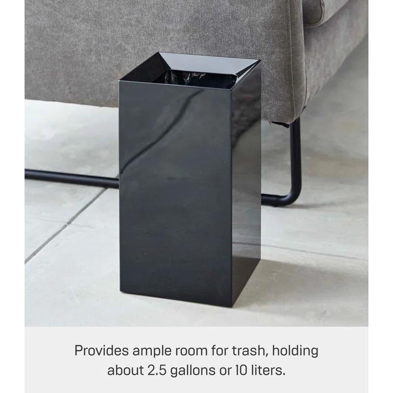 Yamazaki Home 2.37 Gallon Open Waste Basket