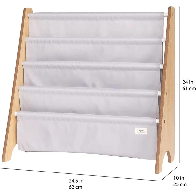 URKS 3 Sprouts - Book Shelf - Kids Book Rack Organizer  - Baby Room Bookcase