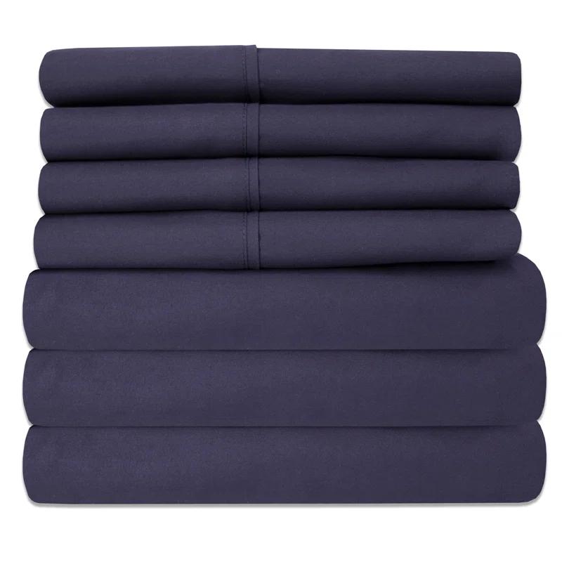 Sweet Home Collection Luxurious Soft Microfiber Sheet Set with Bonus Pillowcases