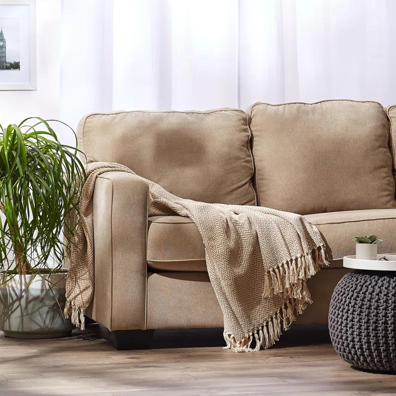 Design Imports Hand Woven Throw Blanket