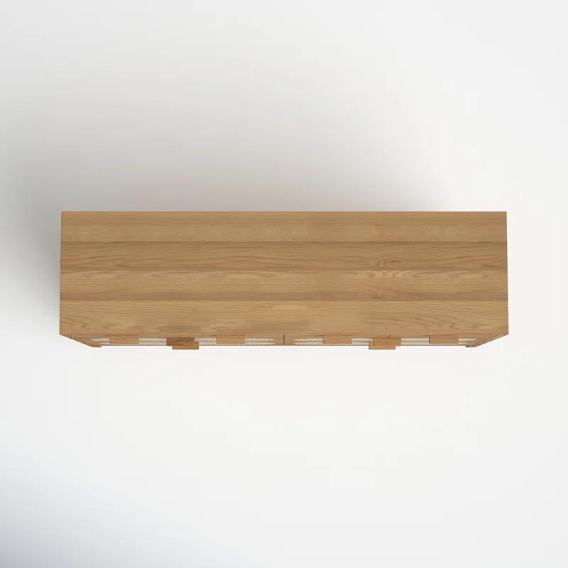 Alder Cane Paned 8-Drawer Dresser