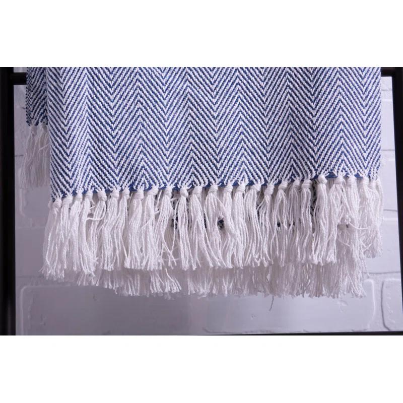 Design Imports Hand Woven Throw Blanket