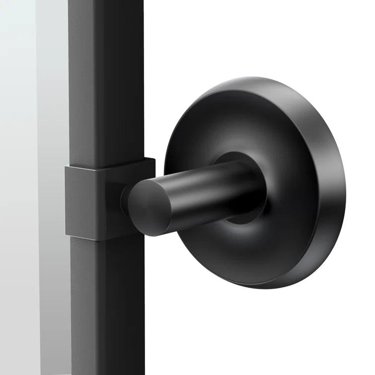 Gatco Designer II Wall Mounted Framed Oval Bathroom Vanity Mirror | Pivoting and Beveled Mirror