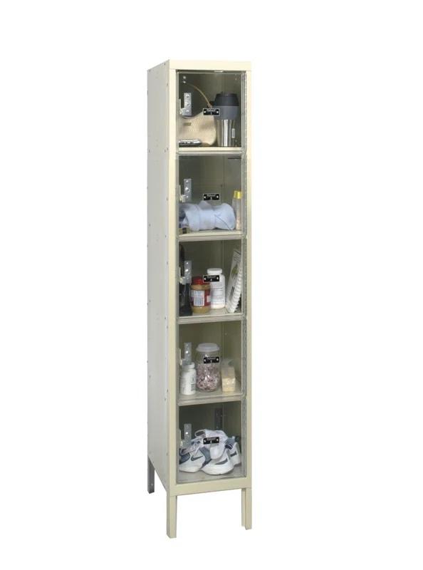 Hallowell Safety-View Metal 5 - Tier 12'' Employee Locker