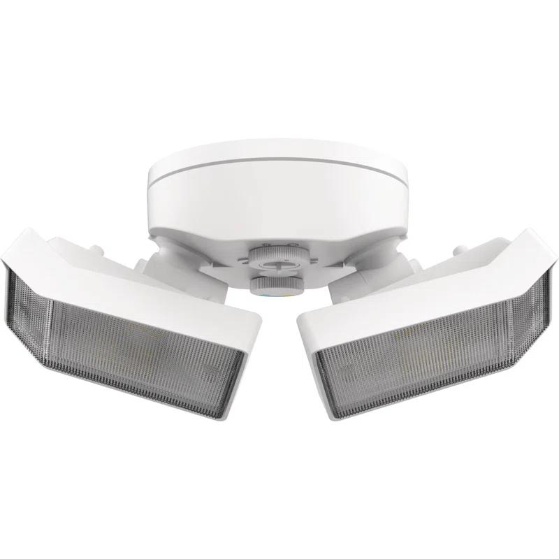Lithonia Lighting 2 - Head Hardwired Dusk to Dawn Outdoor Security Flood Light