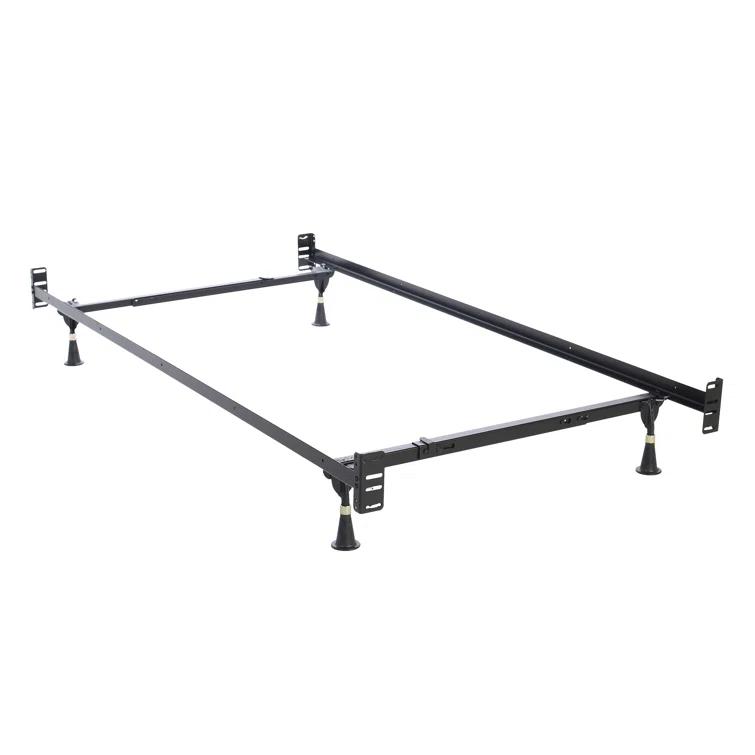Home by Hollywood Bed Rails and Supports - Headboard/Footboard Bed Frames, Bed Rails & Center Supports w/ Glides, Twin / Full, 4 Leg w/ Glides