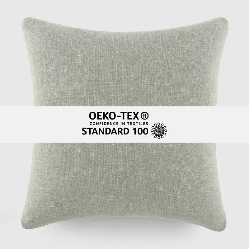 Solid Cotton Throw Pillow