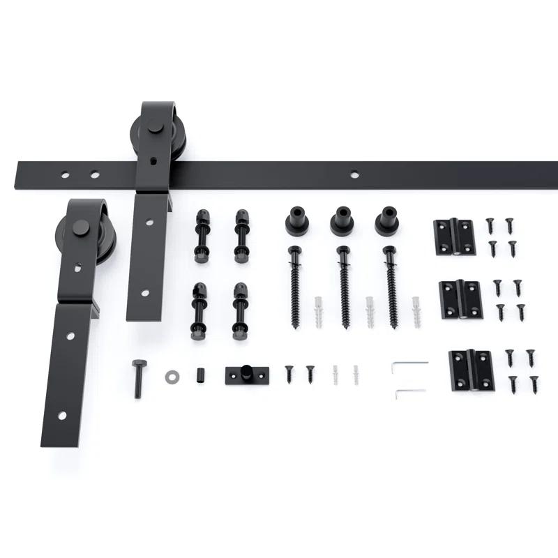 Coast Sequoia Coast Sequoia 84"H Embossing Bi-Fold Barn Door with Sliding Hardware Kit