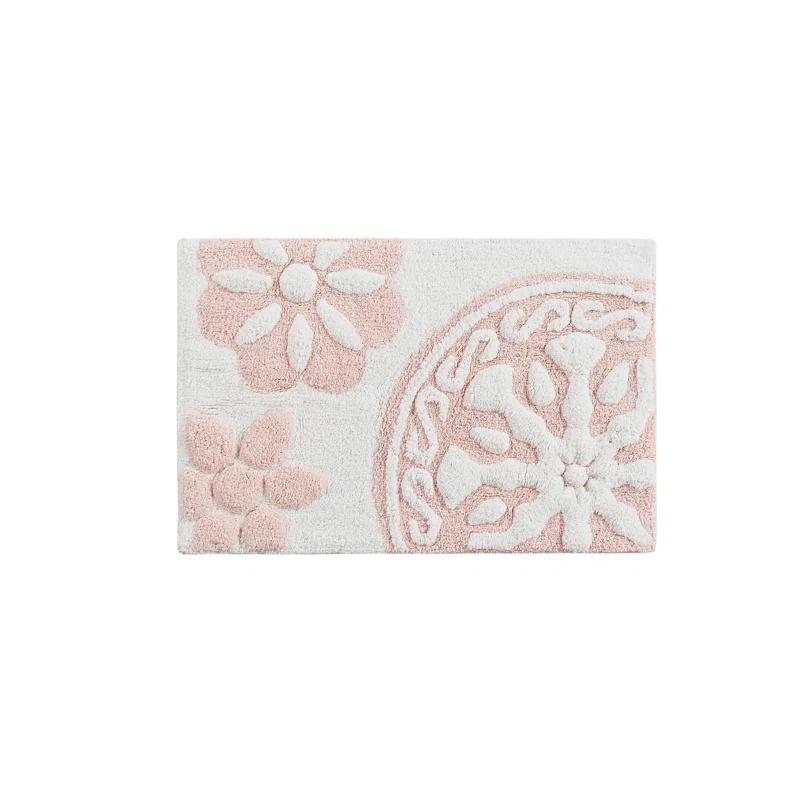 Casablanca Medallion Cotton Tufted Bath Rug