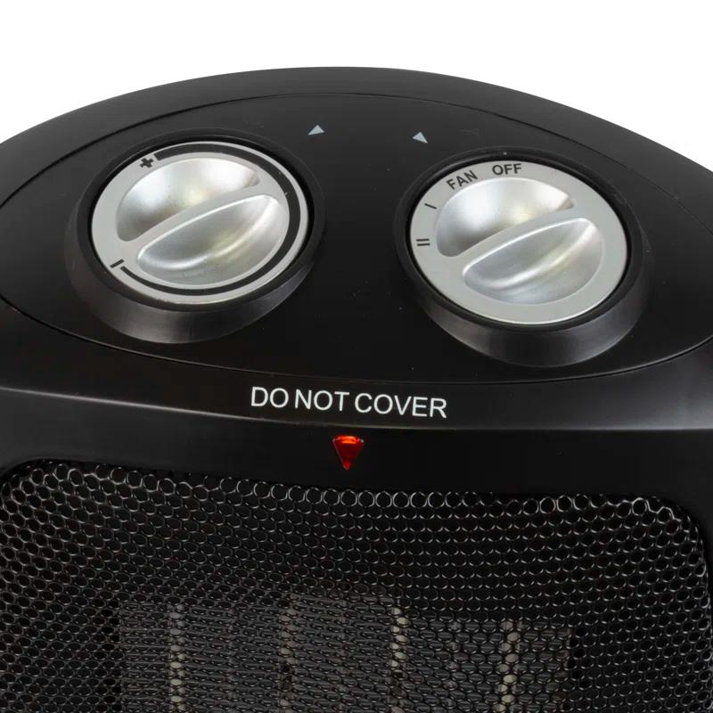 BLACK+DECKER Personal 1500 Watt Electric Fan Compact Heater with Manual Control