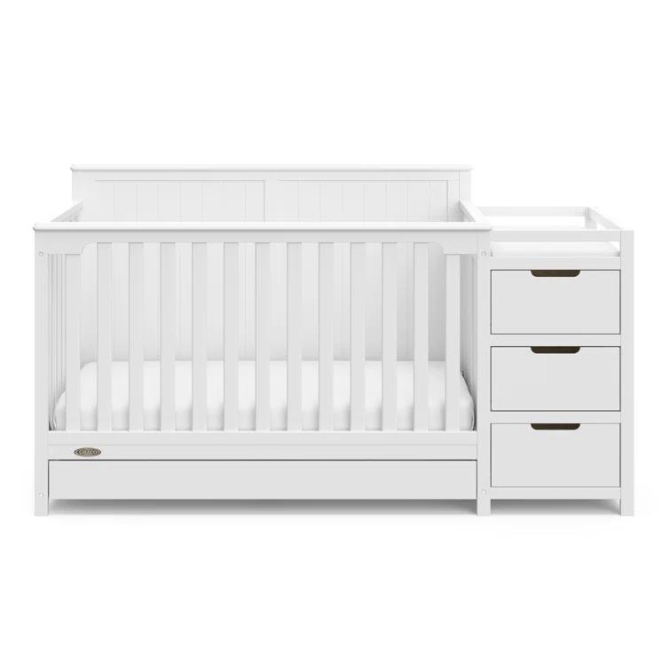 Graco Hadley 5-in-1 Convertible Crib and Changer with Storage