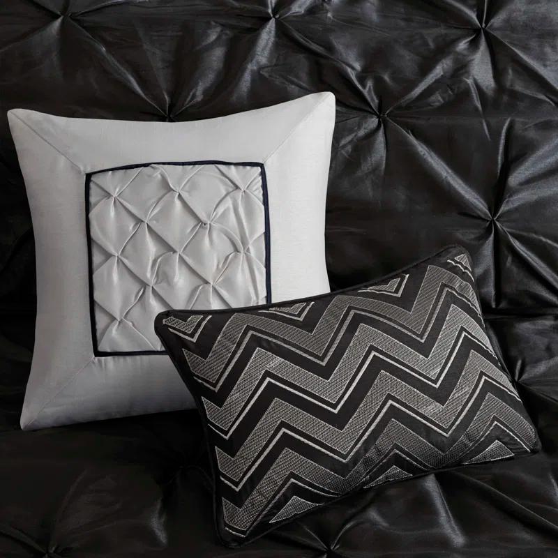 Madison Park Laurel 7 Piece Tufted Comforter Set