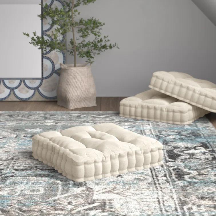 Intelligent Design Azza Poly Chenille Square Floor Pillow Cushion