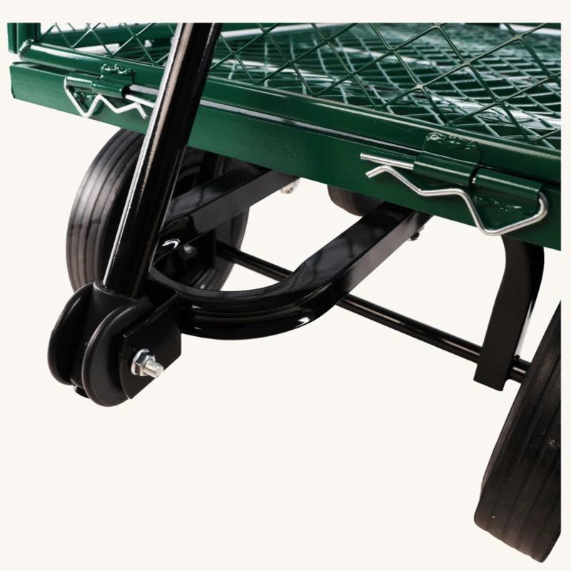 Tech Cube (Solid Wheels Wagon Cart) Solid Wheels Tools Cart Wagon Cart Garden Cart Trucks  Make It Easier To Transport Firewood