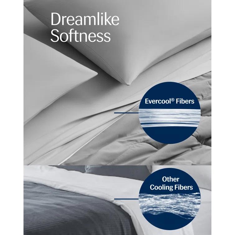 REST REST Evercool Award-Winning Cooling Comforter – Ultra Soft, Breathable, Lightweight, Hypoallergenic, All-Season Comforter for Hot Sleepers, Machine Washable