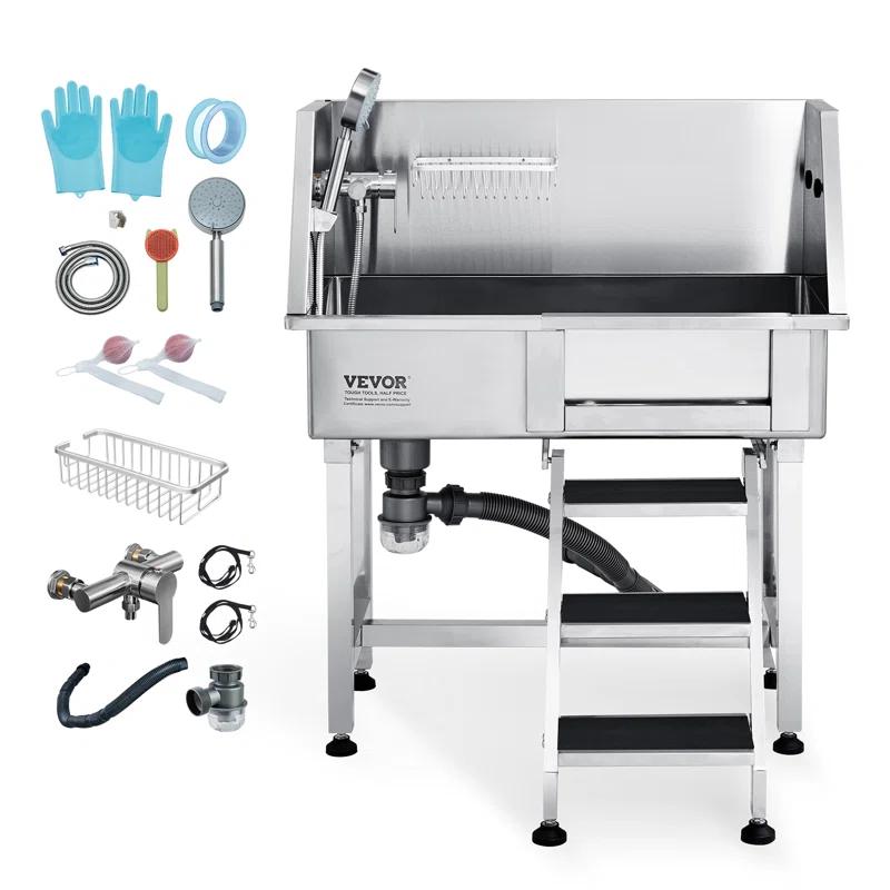 VEVOR Multi-functional Pet Bathtub