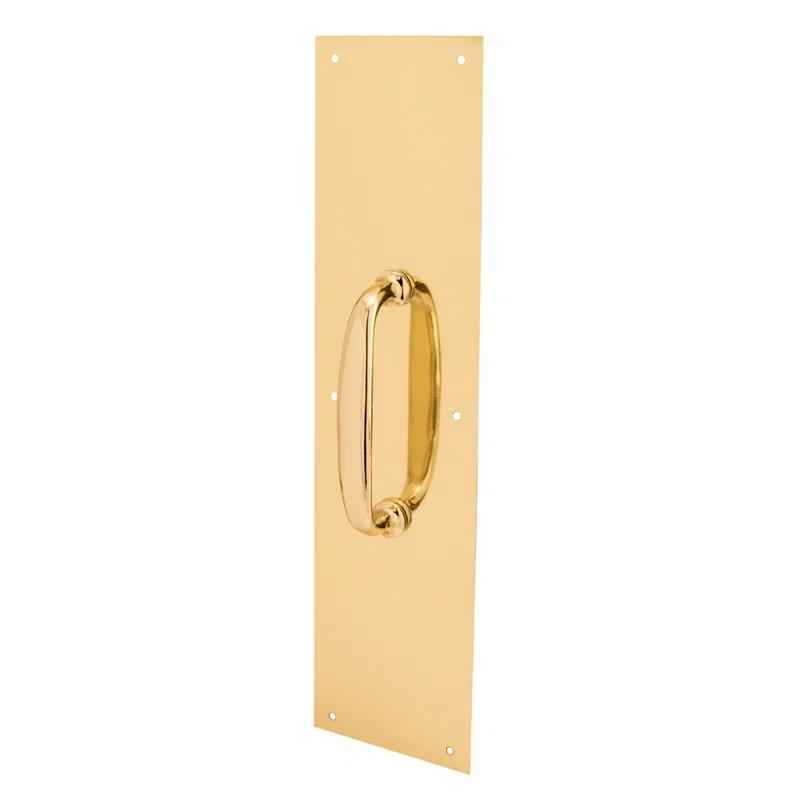 Prime-Line Door Pull Plate with Handle, 4 in. x 16 in. (Single Pack)