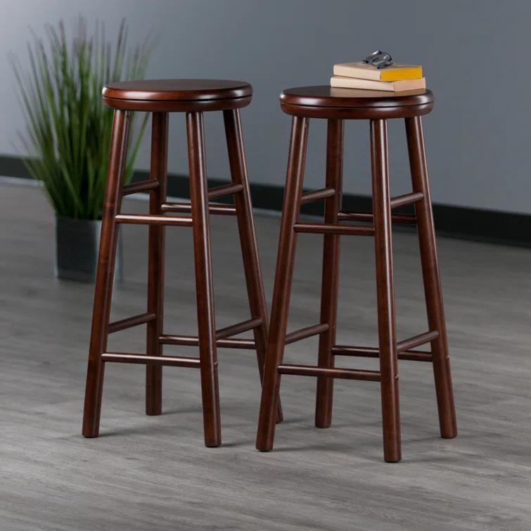 Winsome Shelby 2-pc Swivel Seat Counter & Bar Stool | Wayfair