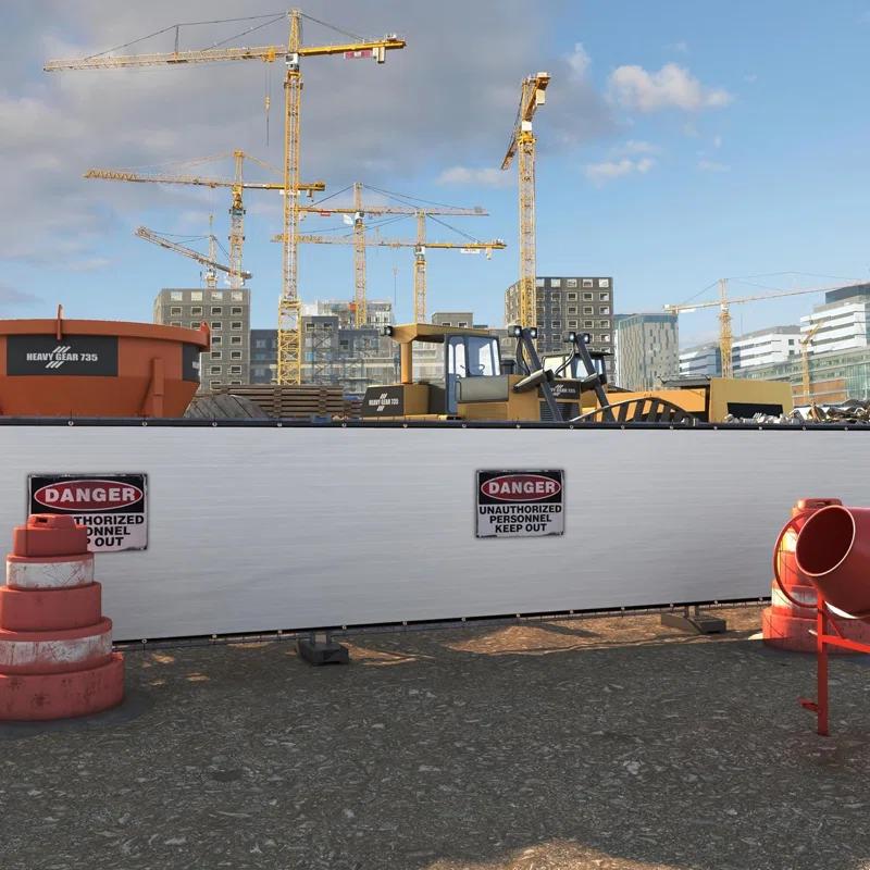 Amgo Amgo Fence Privacy Screen Heavy Duty Windscreen with Bindings & Grommets