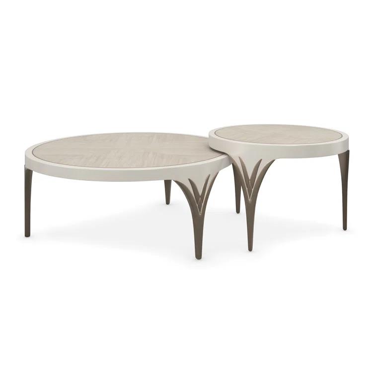 Caracole Compositions Valentina Solid Wood Coffee Table