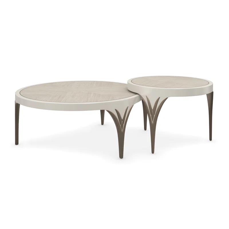 Caracole Compositions Valentina Solid Wood Coffee Table