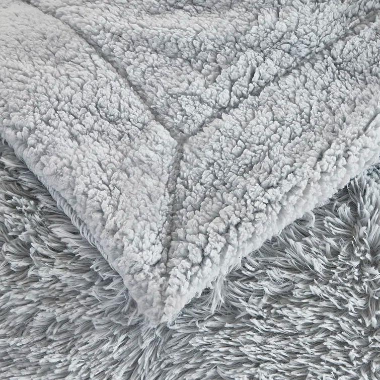 Chanasya Shaggy Shaggy Super Elegent Sherpa Long Fur Throw