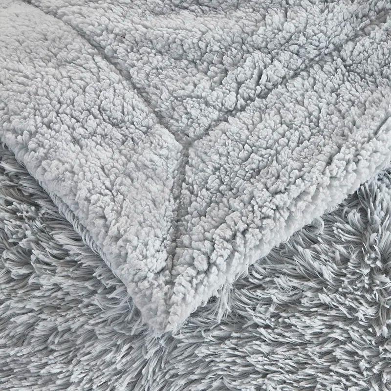 Chanasya Shaggy Shaggy Super Elegent Sherpa Long Fur Throw