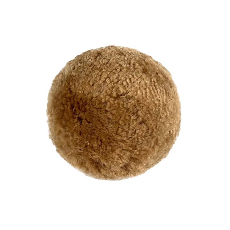 New Zealand Brown 8" Ball Pillow